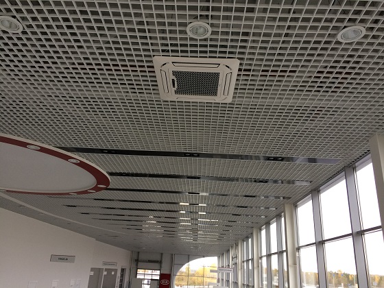 Система кондиционирования на основе оборудования &ldquo;Midea&rdquo;, Автосалон &ldquo;KIA&rdquo;, август 2016 г.