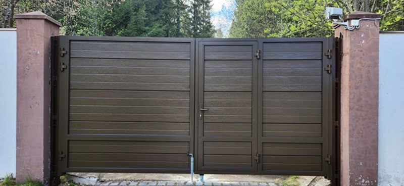 Распашные ворота Alutech Prestige